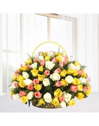 Pleasing Flowers Basket