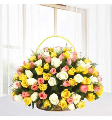 Pleasing Flowers Basket