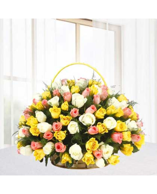 Pleasing Flowers Basket