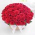 Red Roses Basket Arrangement