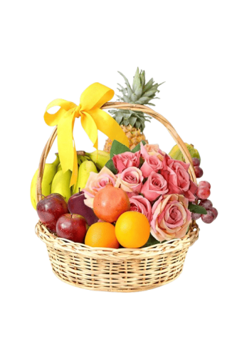 Blooming Flory Fruit Basket