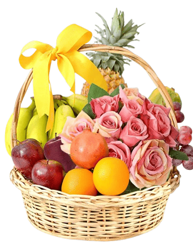 Blooming Flory Fruit Basket