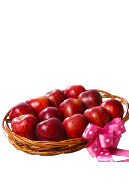Crimson Apple Fruit Basket