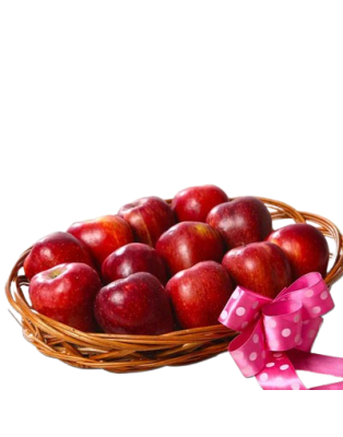 Crimson Apple Fruit Basket