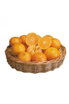 Golden Orange Fruit Basket