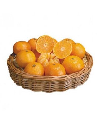 Golden Orange Fruit Basket