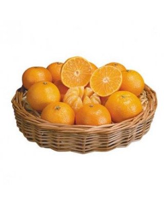 Golden Orange Fruit Basket