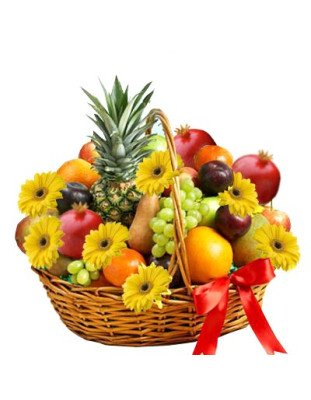 Large Fruit & Flower Basket