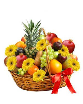 Large Fruit & Flower Basket