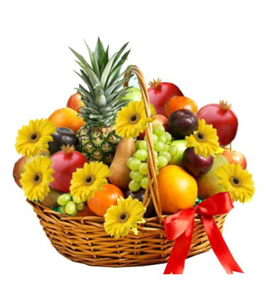 Large Fruit & Flower Basket