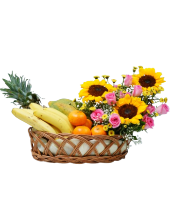 Sunflower Fruit Celebration Basket