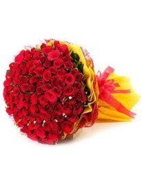 101 Red Roses Hand Bouquet