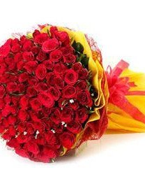 101 Red Roses Hand Bouquet