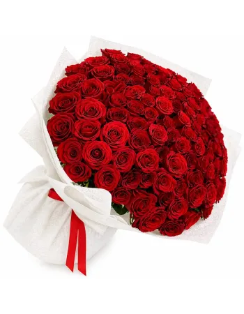 150 Red Rose Bouquet For Valentine's Day