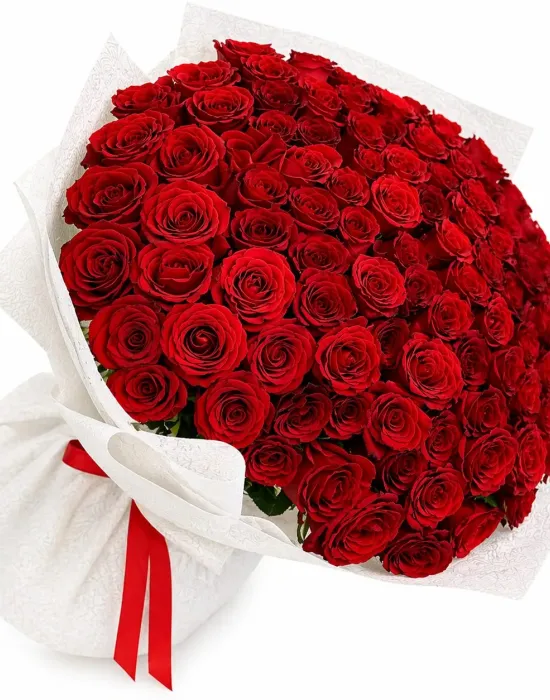 150 Red Rose Bouquet For Valentine's Day