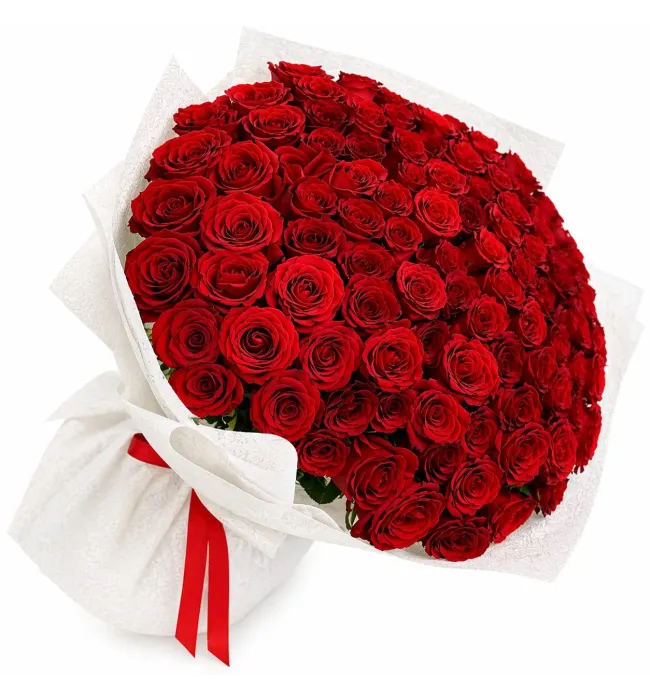150 Red Rose Bouquet For Valentine's Day