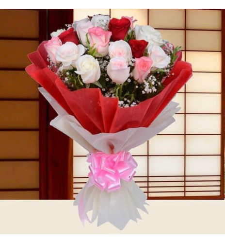 Adoring Darling - Mix Roses Bouquet