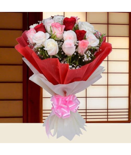 Adoring Darling - Mix Roses Bouquet