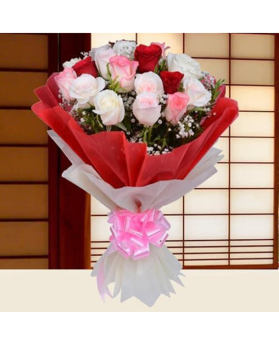 Adoring Darling - Mix Roses Bouquet