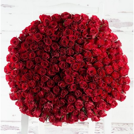 200 Roses Hand Bouquet