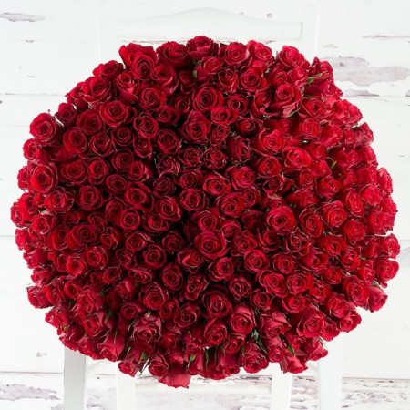 200 Roses Hand Bouquet