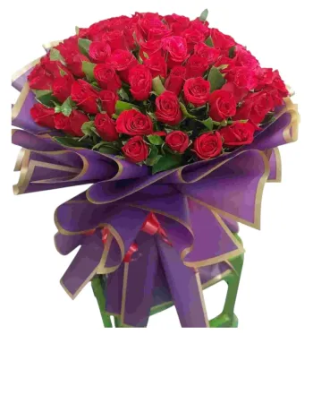 143 Red Roses Grand Korean Paper Luxury Bouquet