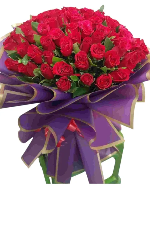 143 Red Roses Grand Korean Paper Luxury Bouquet