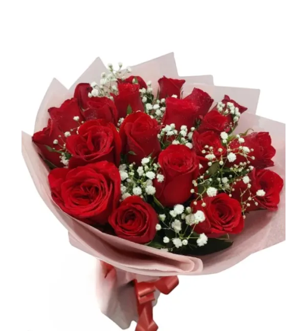 Timeless Love – 20 Red Roses Premium Bunch