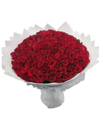 200 Roses Hand Bouquet
