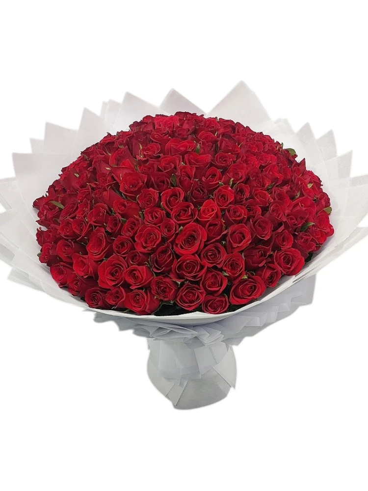 200 Roses Hand Bouquet