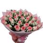 20 Dual Pink Roses Hand Bouquet