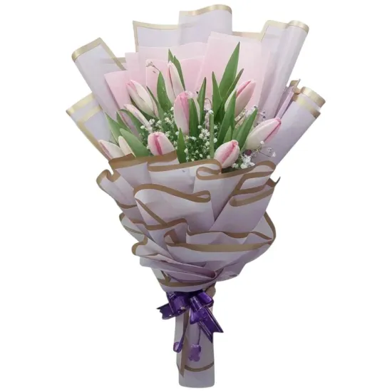 Blushing Tulips Bouquet
