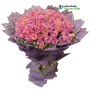 Blush Elegance Premium Pink & Peach Rose Bouquet