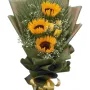 Sun-Kissed Love – Sunflowers & Roses Bouquet