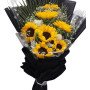 Golden Glow – Premium Sunflowers Flat Bunch