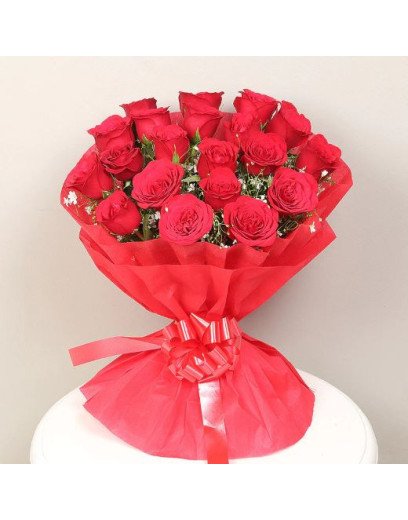 One True Love Hand Bouquet - Same-Day Delivery in Hyderabad