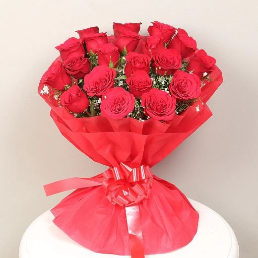 One True Love Hand Bouquet - Same-Day Delivery in Hyderabad