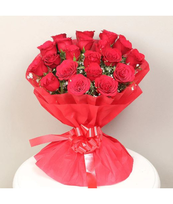 One True Love Hand Bouquet - Same-Day Delivery in Hyderabad