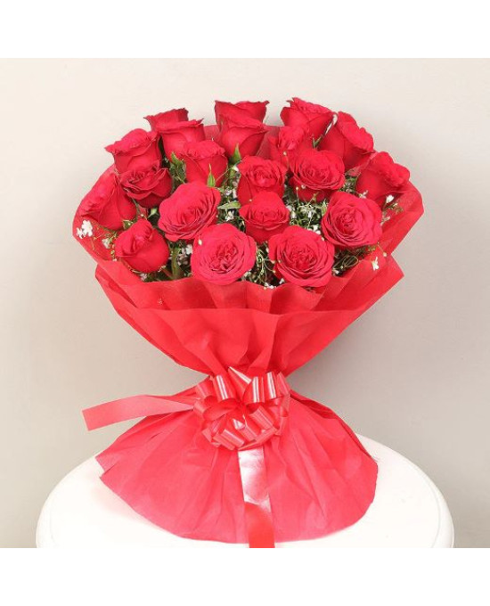 One True Love Hand Bouquet - Same-Day Delivery in Hyderabad