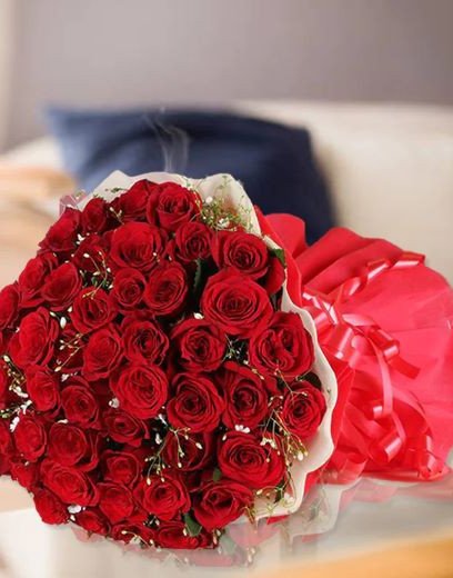 Passion Of Red - 50 Red Roses Bouquet