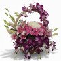 Premium Orchid, Lily & Roses Basket Arrangement