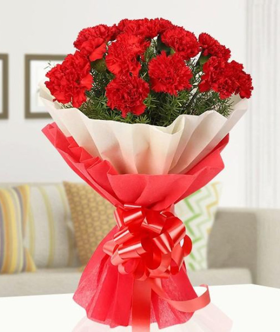 Red Carnival Hand Bouquets Red Carnival Hand Bouquets