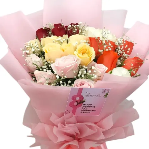 Mix Flower Bouquet For Valentine