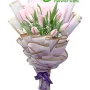 Blush Grace – 10 Pink Tulips Bunch