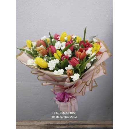 Tulips Special – Handcrafted Tulip Bouquet