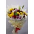 Floral Harmony – Mixed Flowers Hand Bouquet in Korean Wrap
