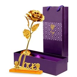 Golden Rose Valentine Gift