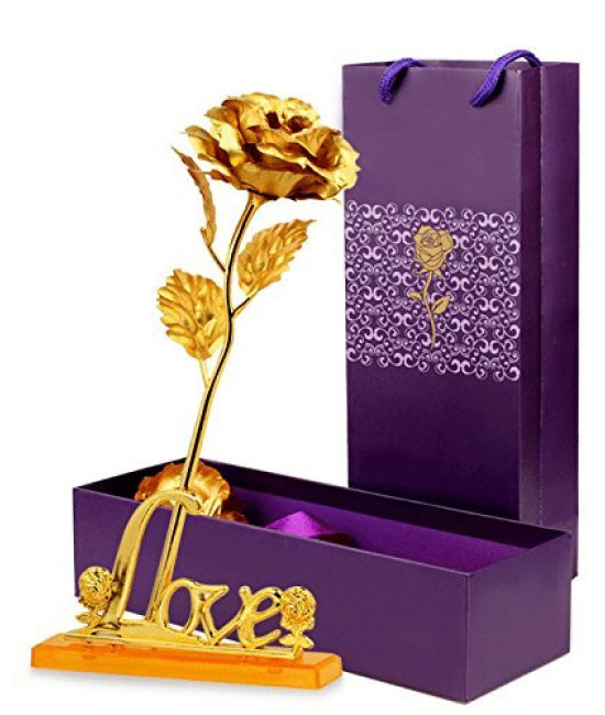 Golden Rose Valentine Gift Golden Rose Valentine Gift