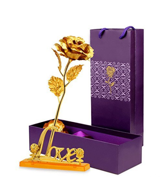 Golden Rose Valentine Gift