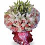 Premium White Lilies & Pink Roses Bouquet